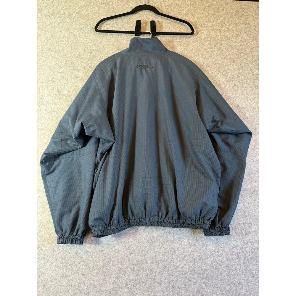 Roche Sports Windbreaker Pullover Mens Large Blue Vintage National Golf Club USA